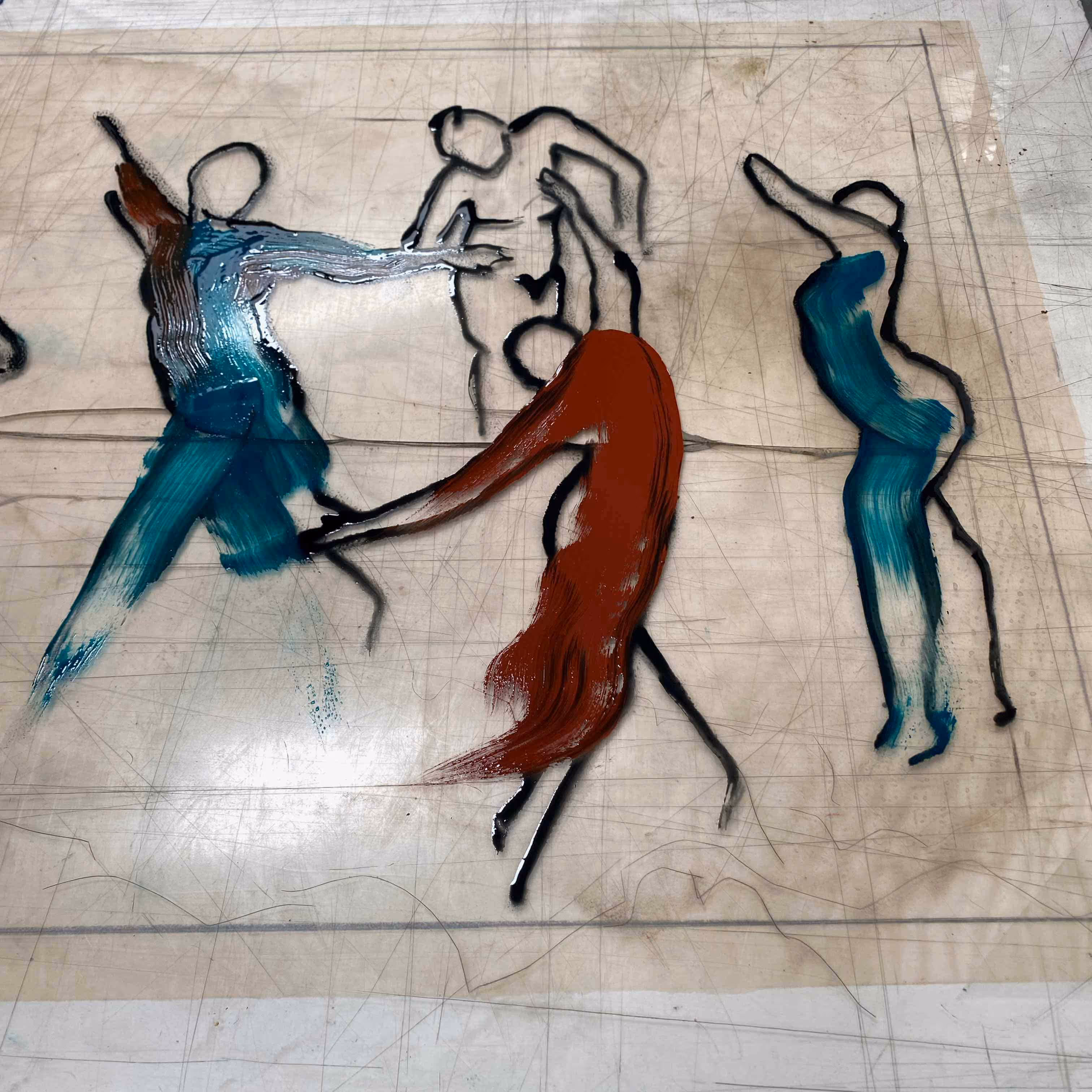 NEW Reverse Painting: Monoprinting with the Press - Frances Swigart