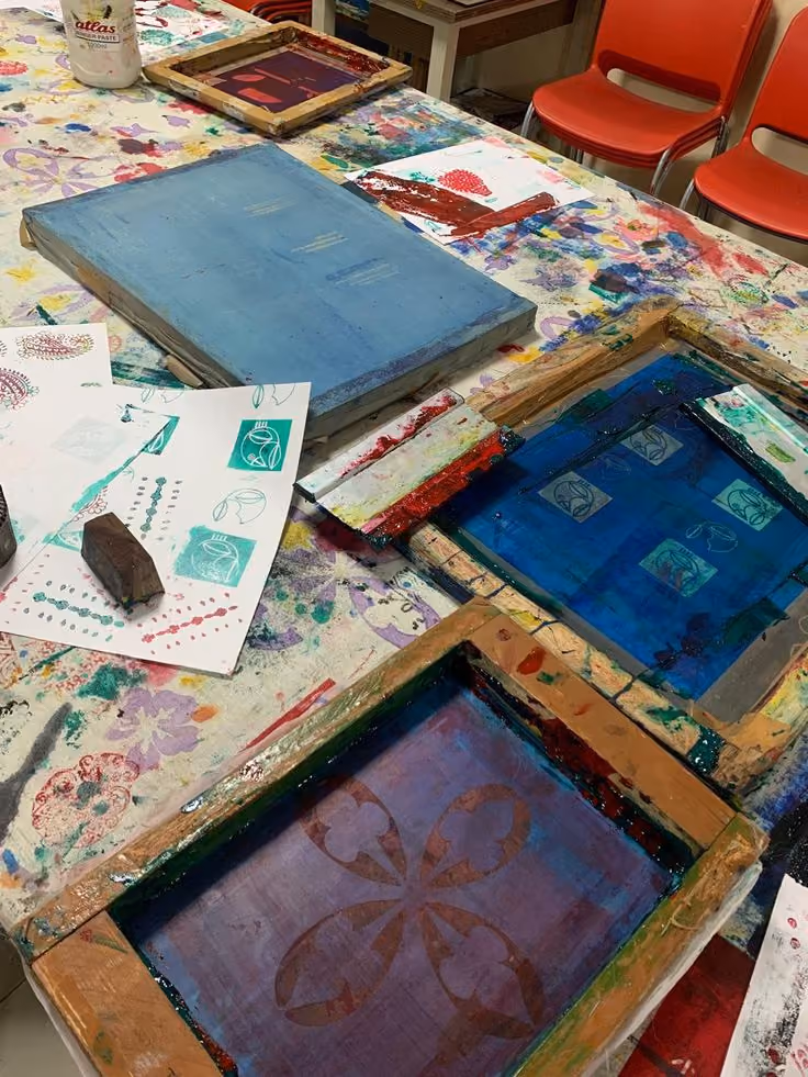 Silkscreen Holiday/Greeting Card Workshop - Jono Goodman