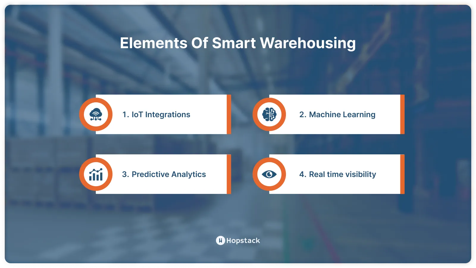 Elements of Smart Warehousing