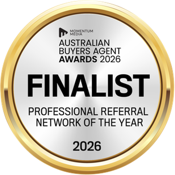 Finalist, Professional Referral Network of the Year, Australian Buyers Agent Awards 2026