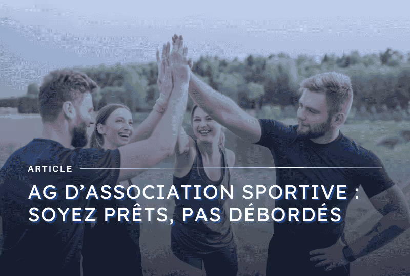 Image mise en avant article sur l’assemblée générale en association sportive - blog Axiocap