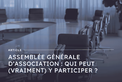 Image mise en avant article sur l’assemblée générale d’association - blog Axiocap