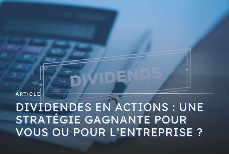 paiement des dividendes en actions