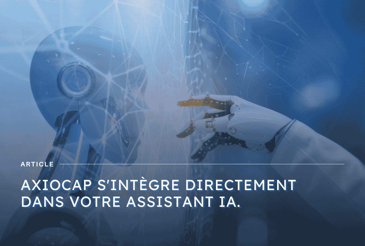 Illustration représentant un assistant IA connecté aux données d'entreprise via le protocole MCP