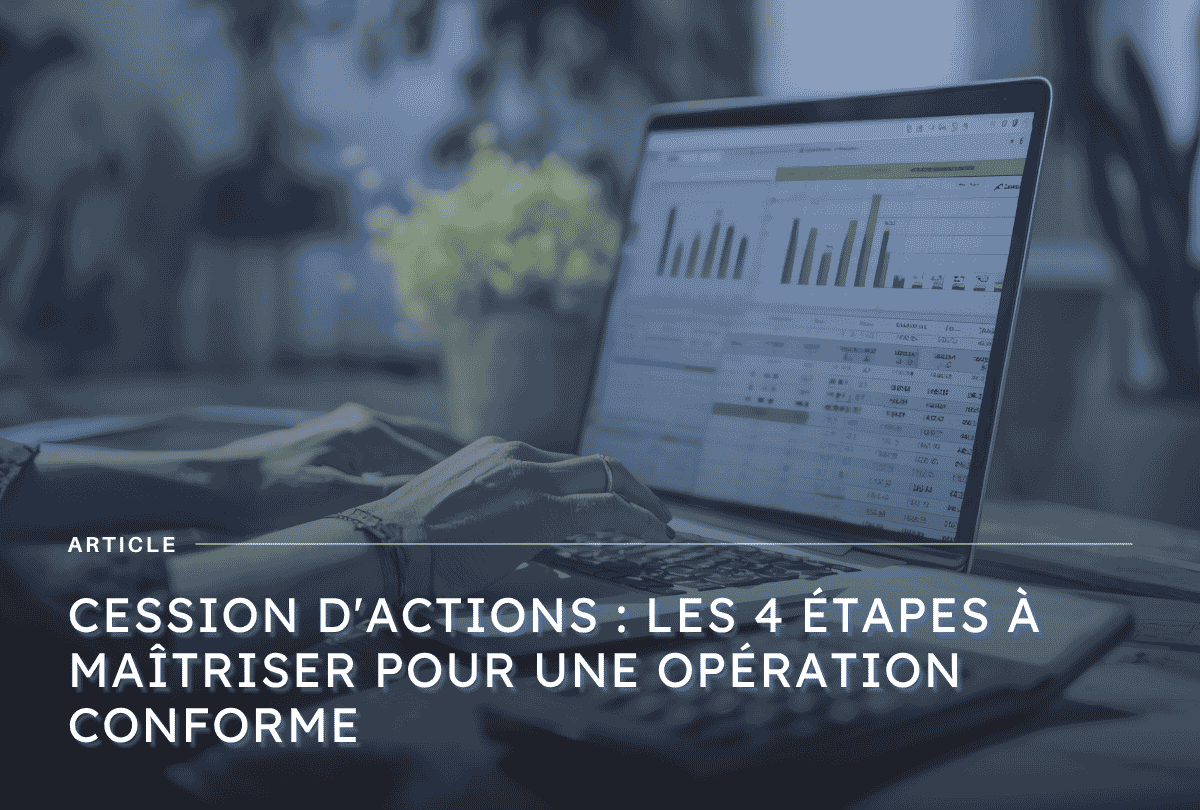 Illustration représentant la cession d'actions en SAS ou en SA