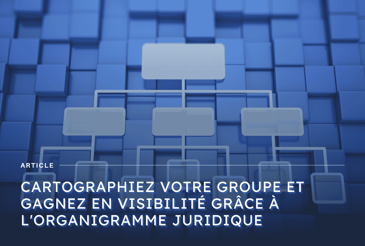 Illustration représentant l'organigramme juridique d'un groupe de sociétés