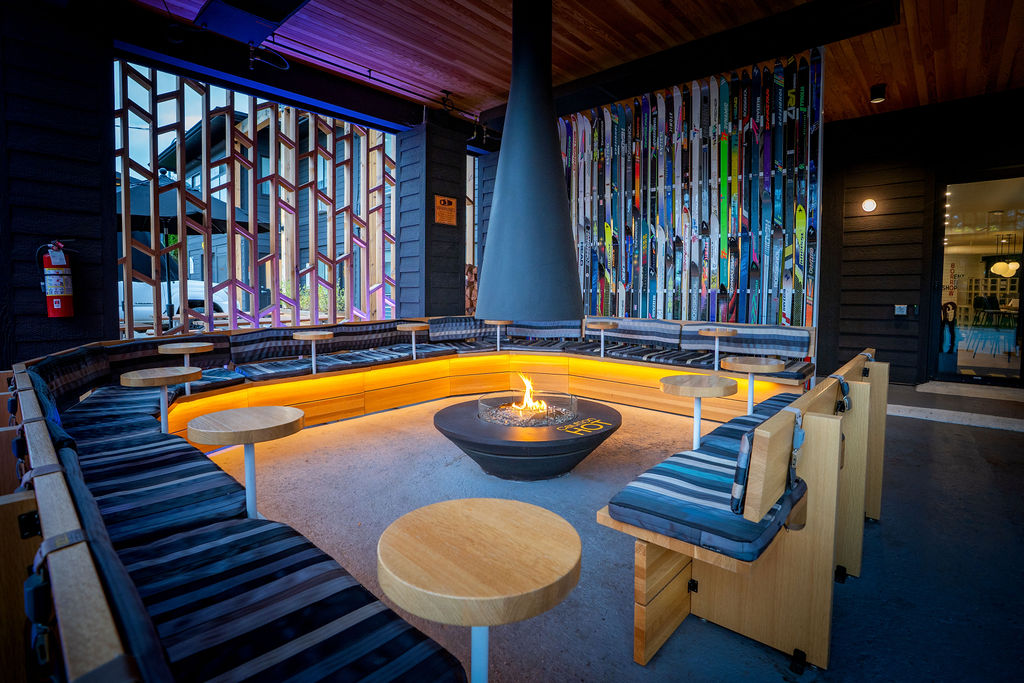gravity haus revelstoke fire pit
