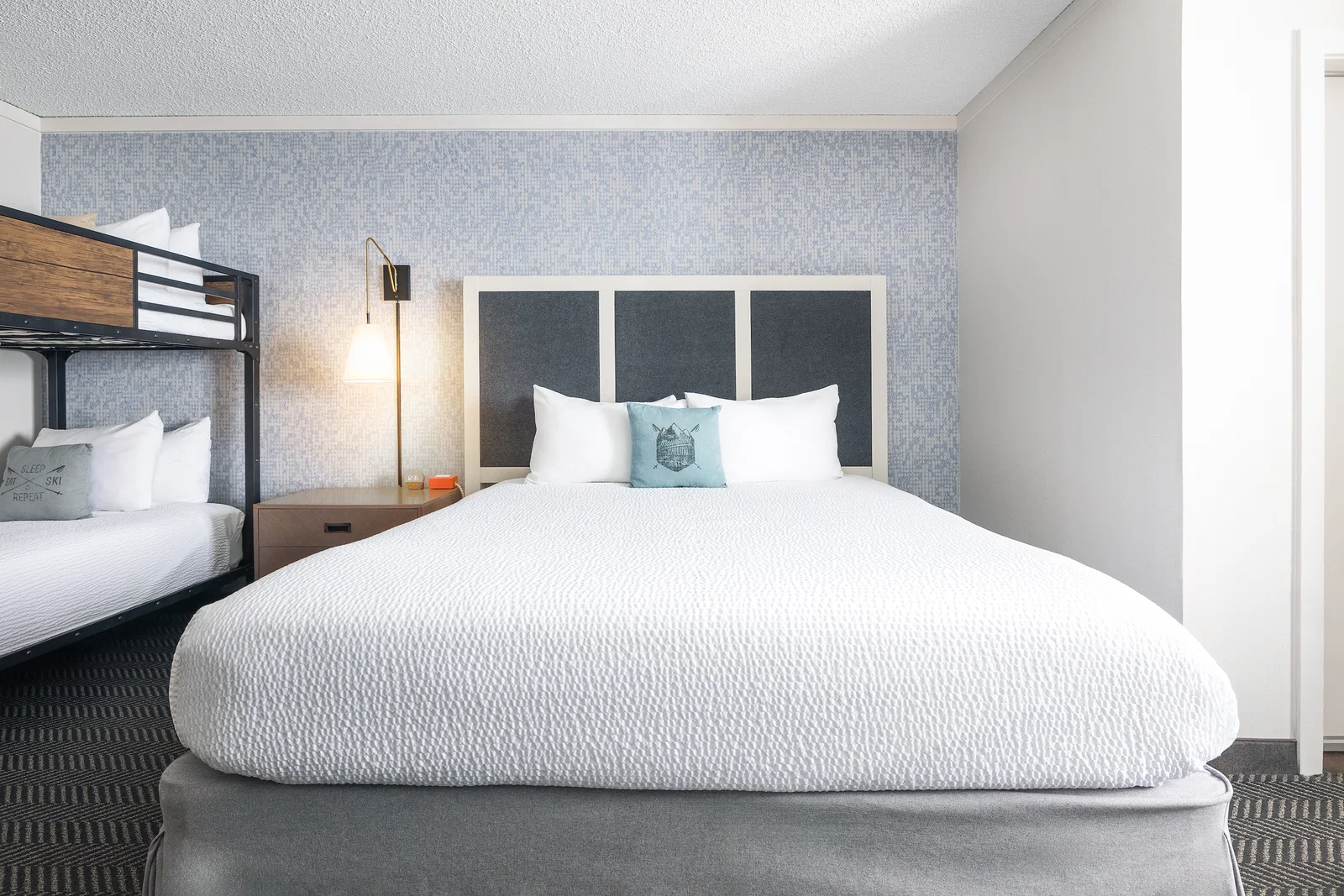 family hotel room for four in steamboat