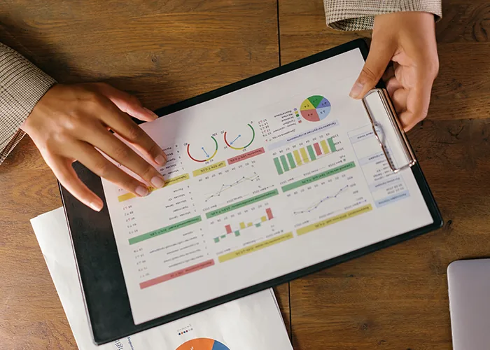 CSR report data analysis charts review