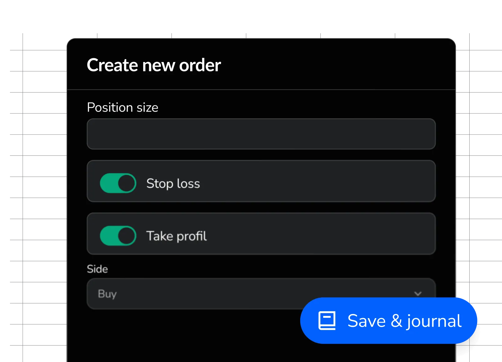 FX Replay screen showing CSV import tool mapping trade history columns to journal fields