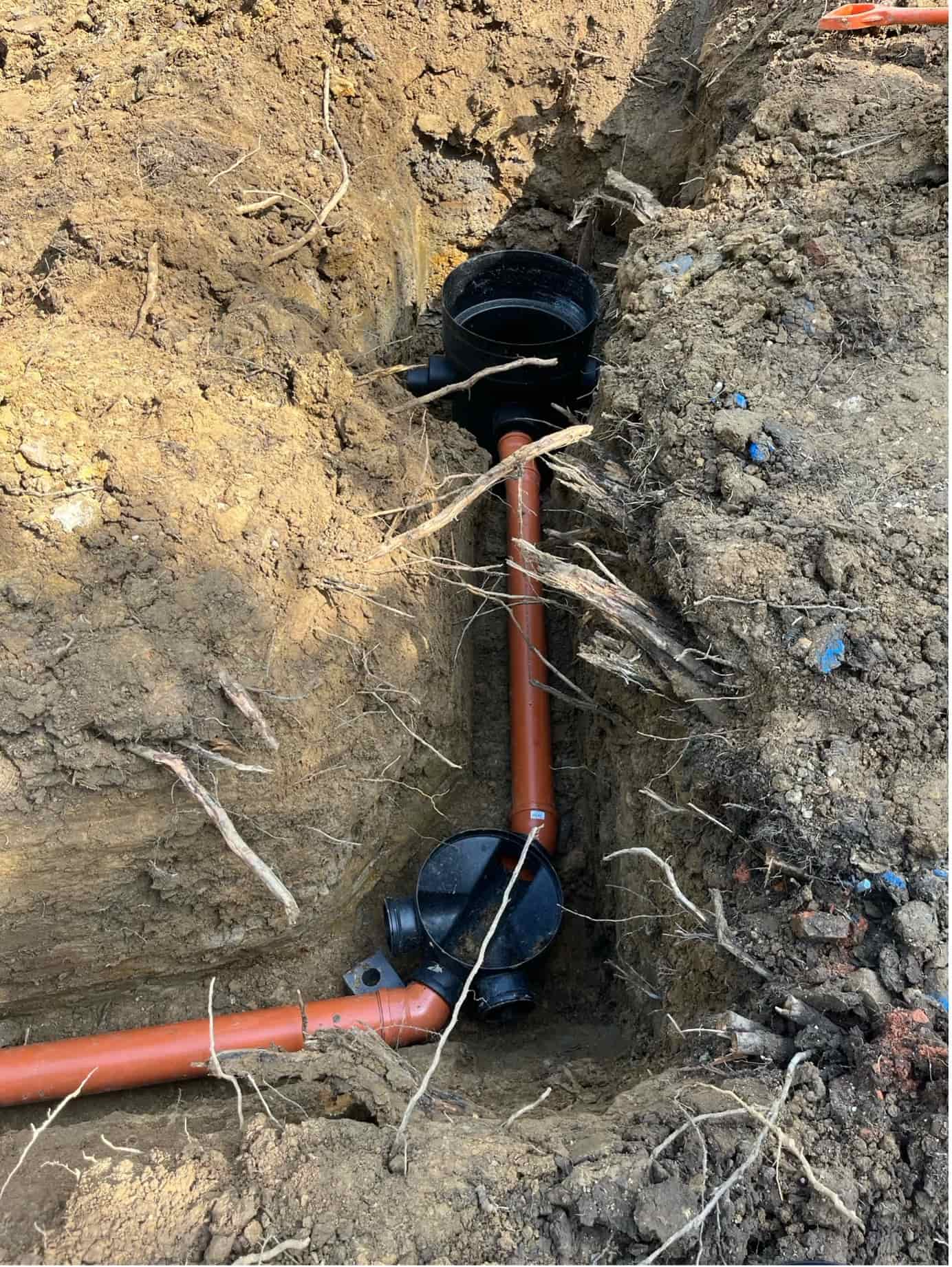 drainage installation in Sussex