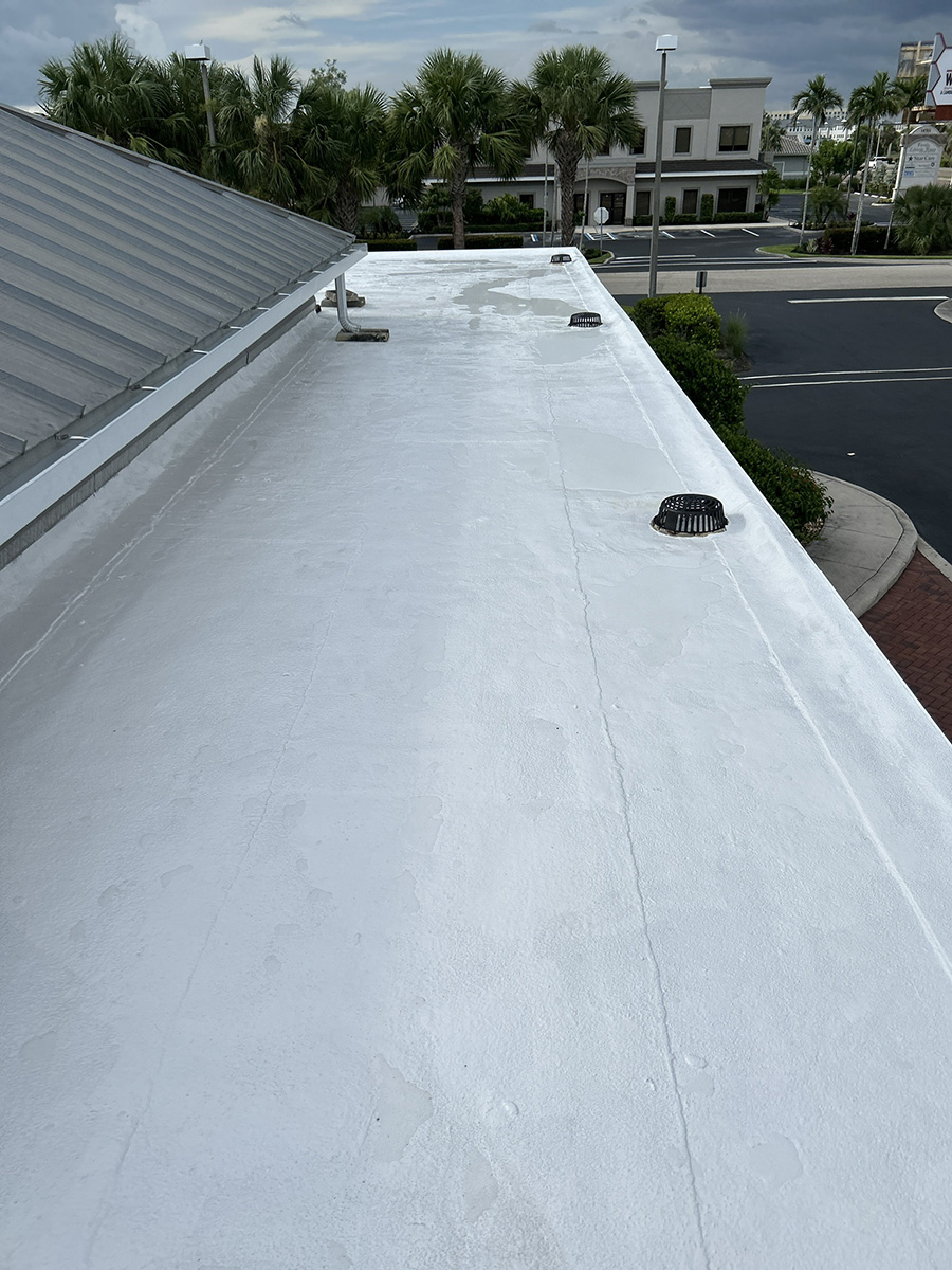 Perform thorough visual inspection to ensure proper adhesion, full coverage, and complete sealing.