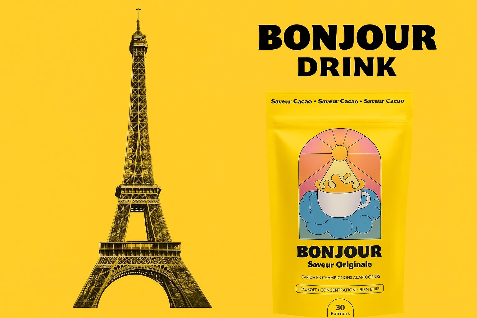 Bonjour Drink Paris : Où trouver et se faire livrer la boisson adaptogène tendance ?