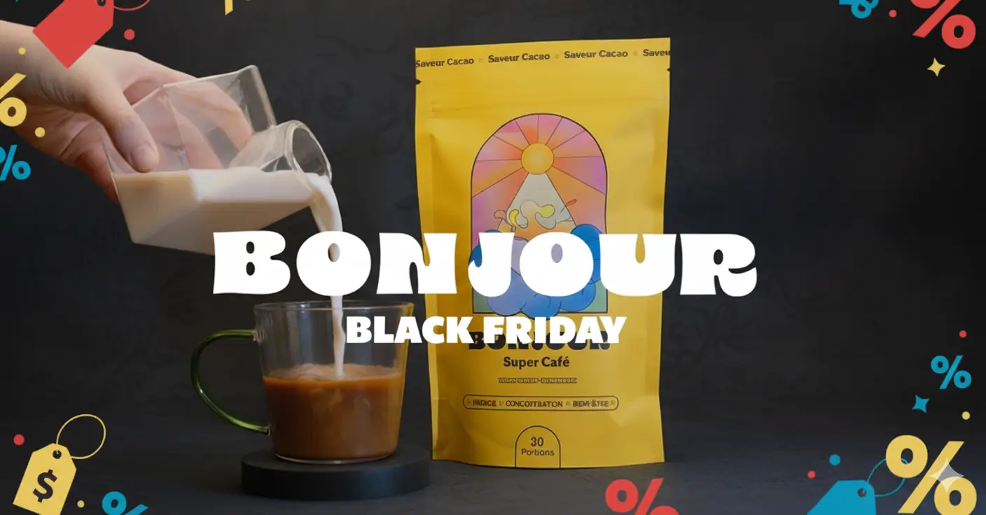 BonjourDrink Black Friday : comment profiter des réductions sur leur Super Café aux Champignons ?
