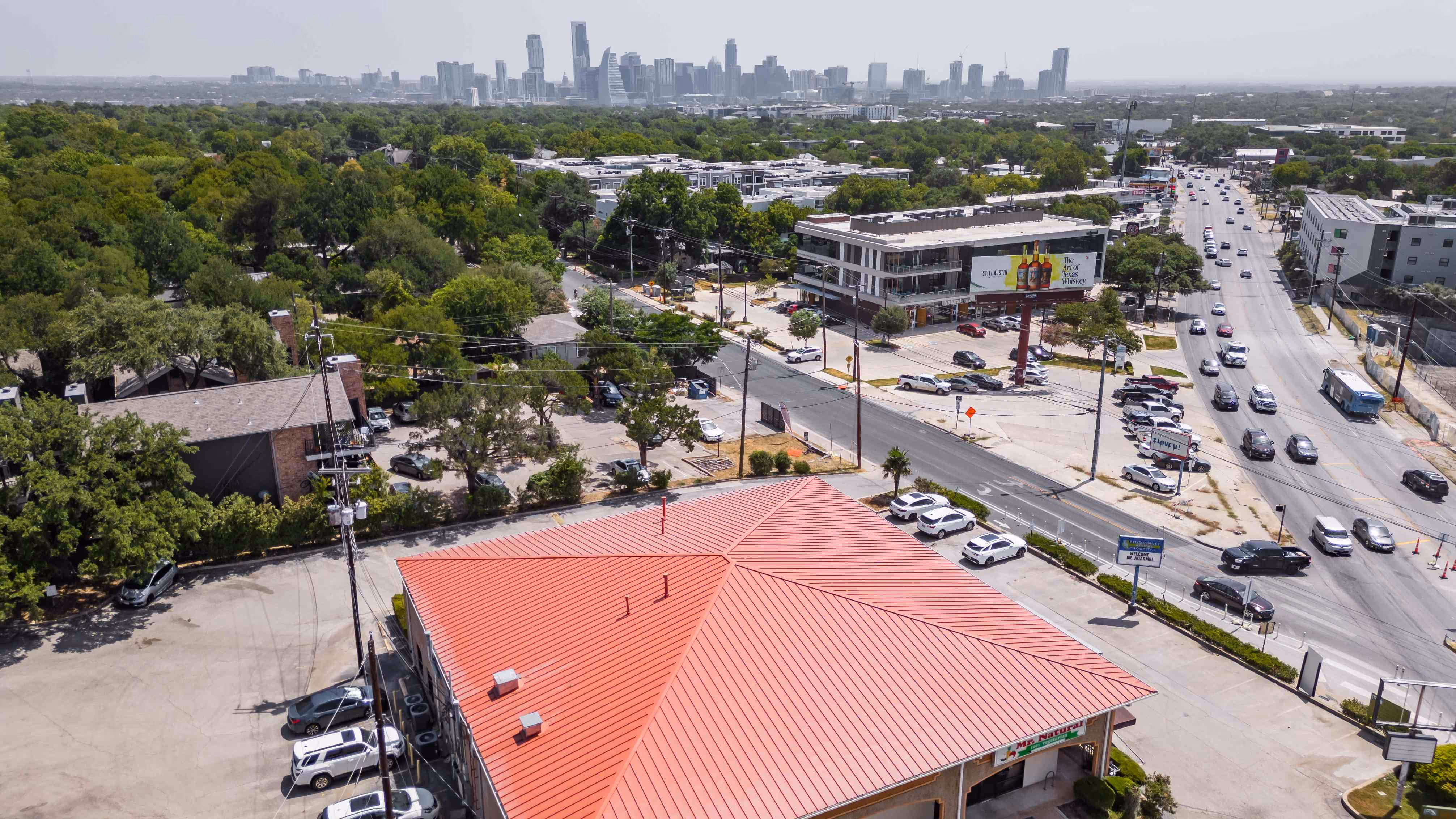 Standing seam metal roof.