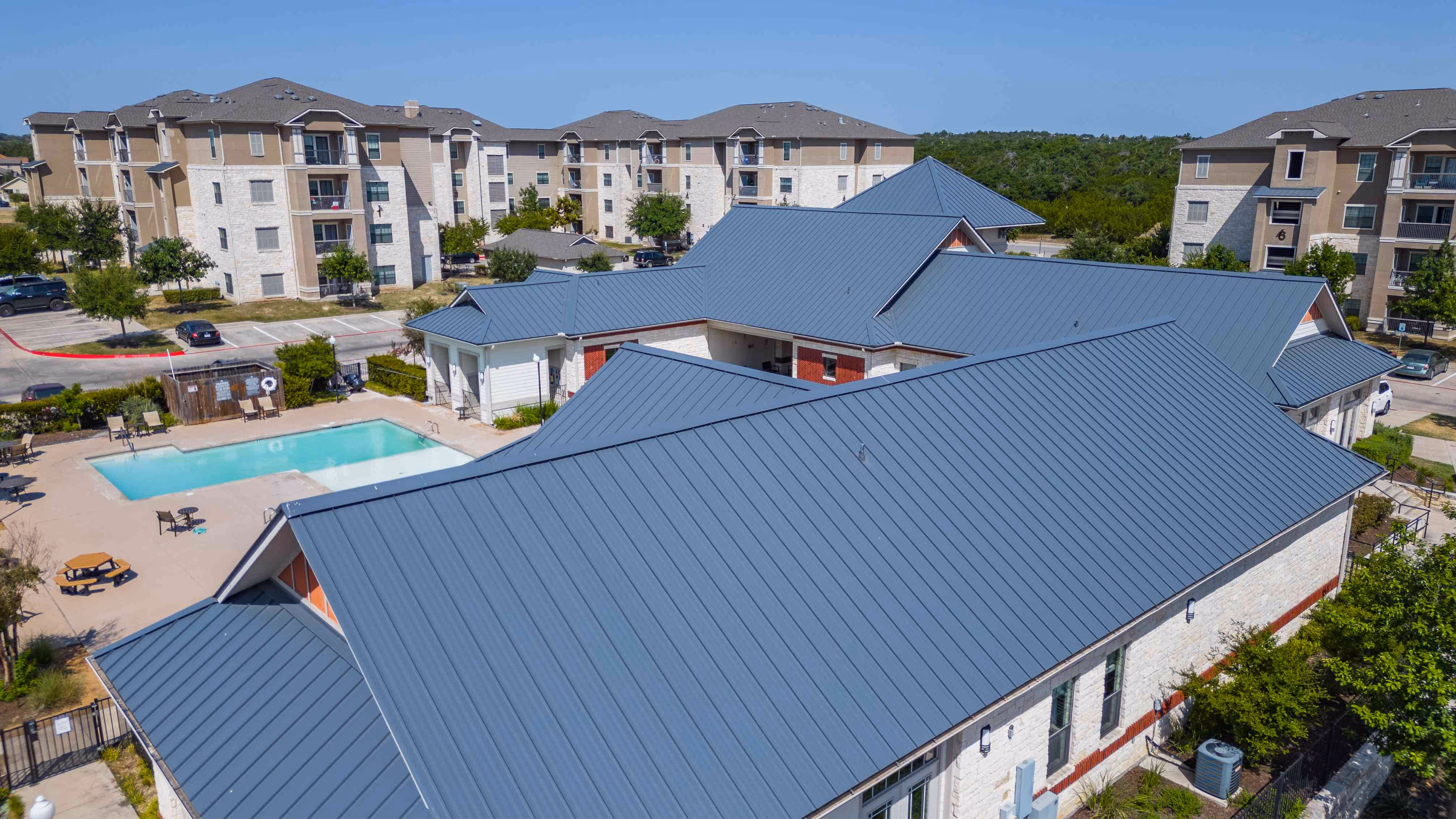 Standing seam metal roof 