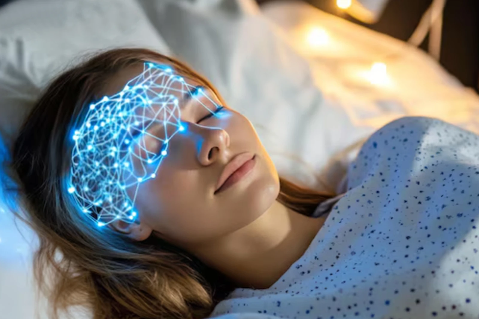 A stylized image of Apolo Ohno's head with a lightbulb