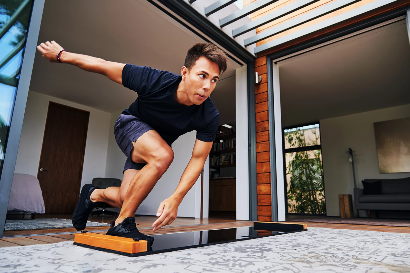 Apolo Ohno presenting peak performance training strategies