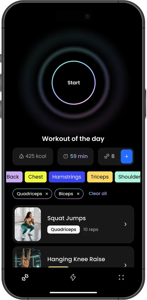 Fitness App Phone Preview