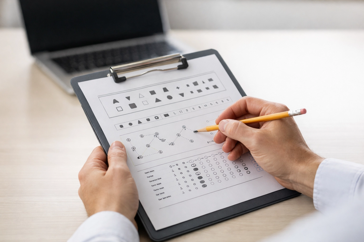 Stylized brain silhouette with glowing neural pathways highlighting a specific area for cognitive growth.