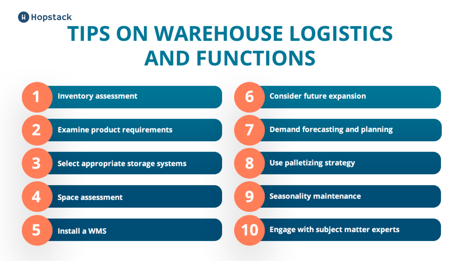 Tips on warehouse logistics and functions