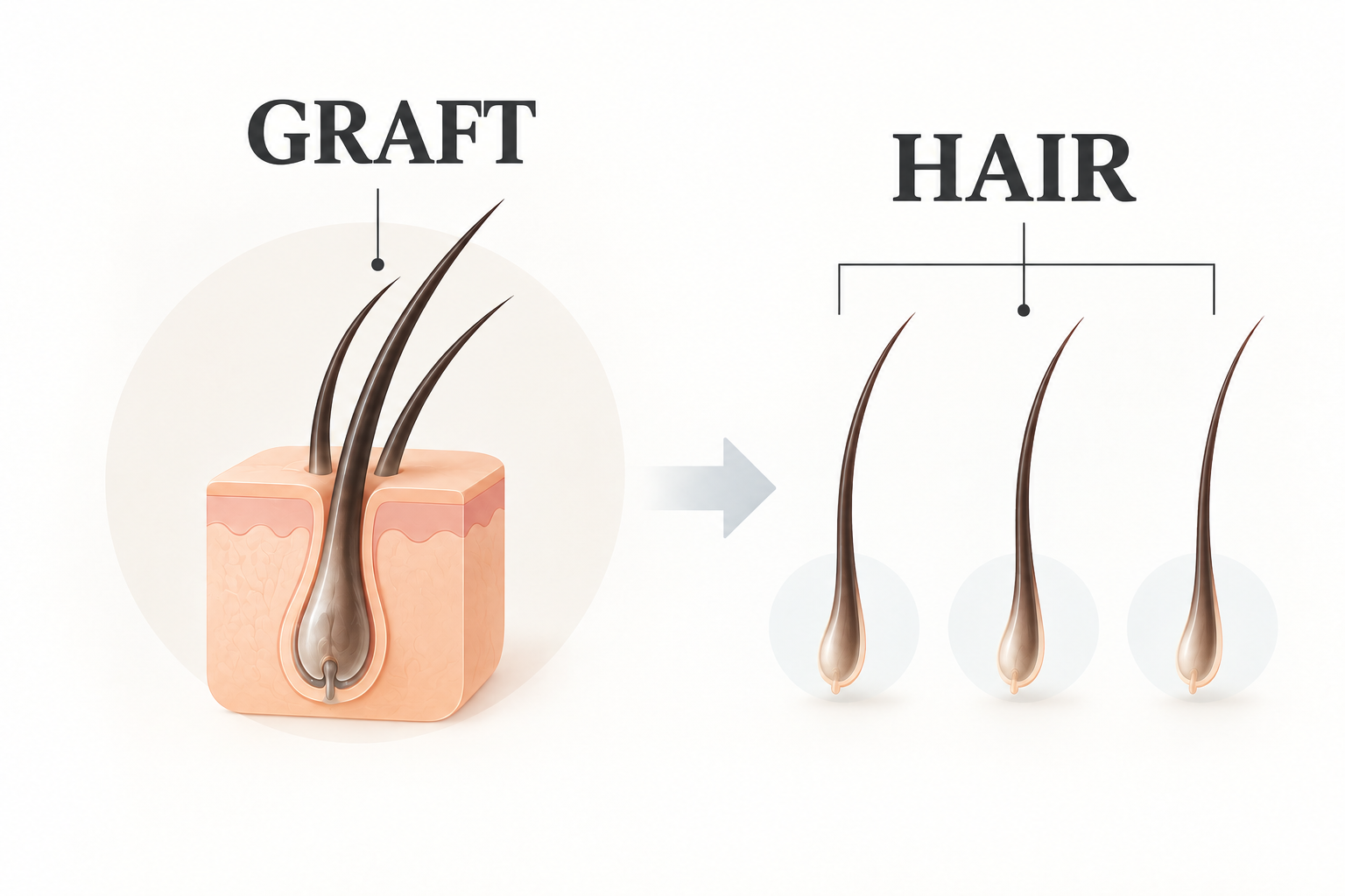 Graft and Hairs