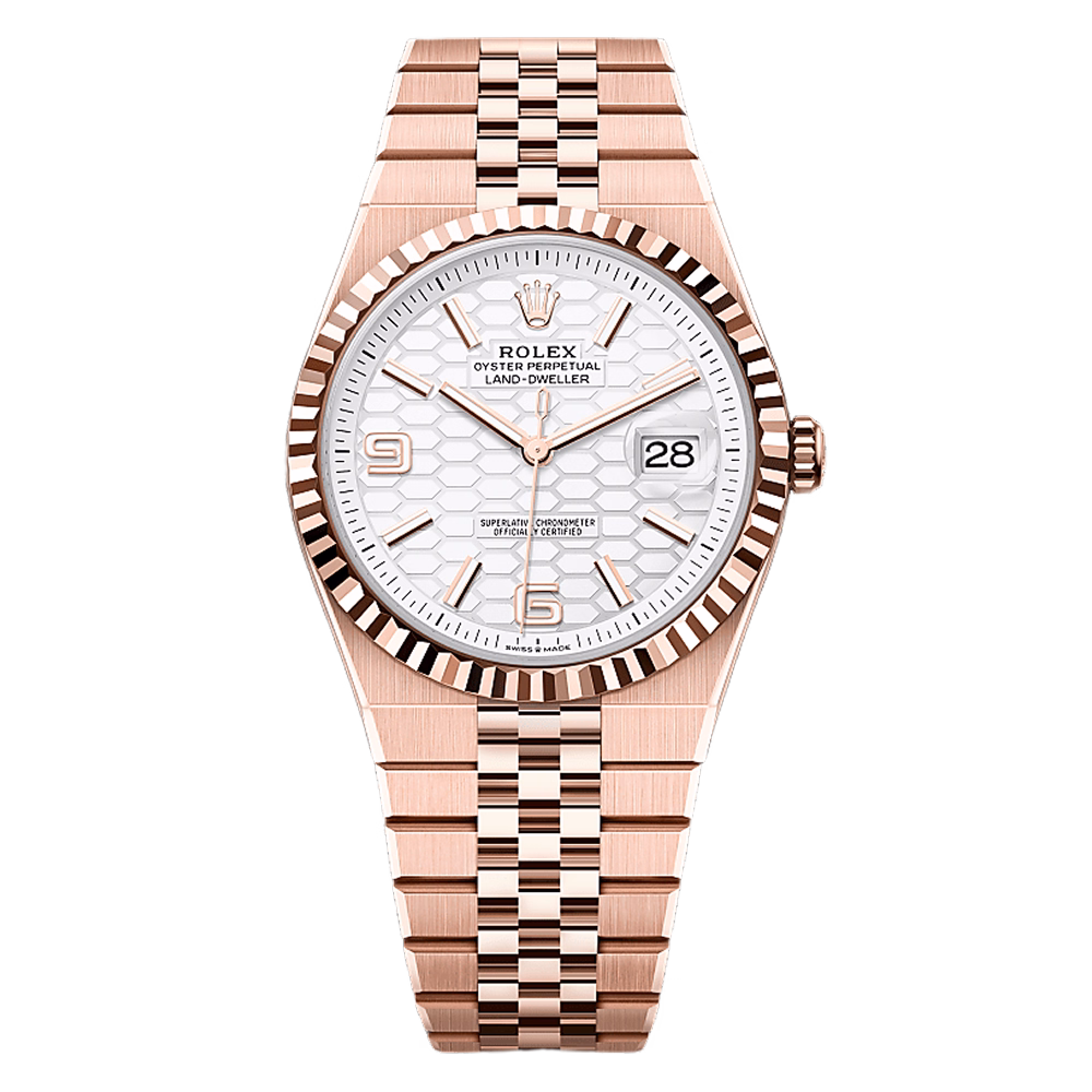 Rolex “Land Dweller” – Everose / “Flat Jubilee” – 127335 (2025)