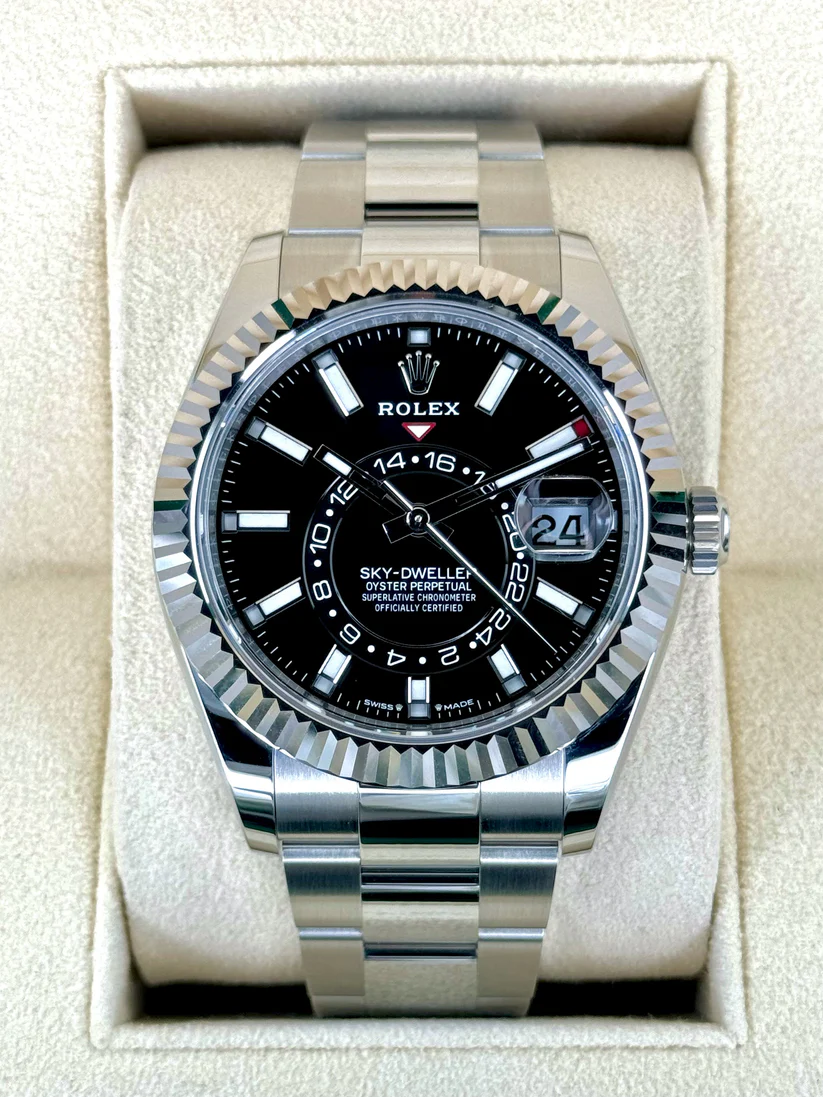 Rolex Sky-Dweller – 336934 / Black Dial (2025, Full Set)