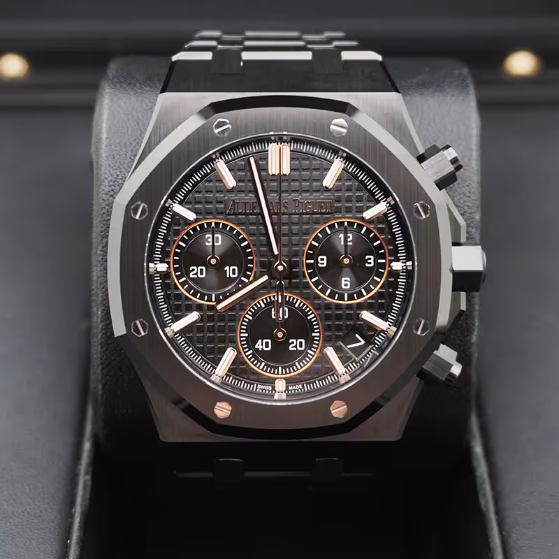 Royal Oak - Chronograph Black (Black Ceramic) Ref No. 26240CE