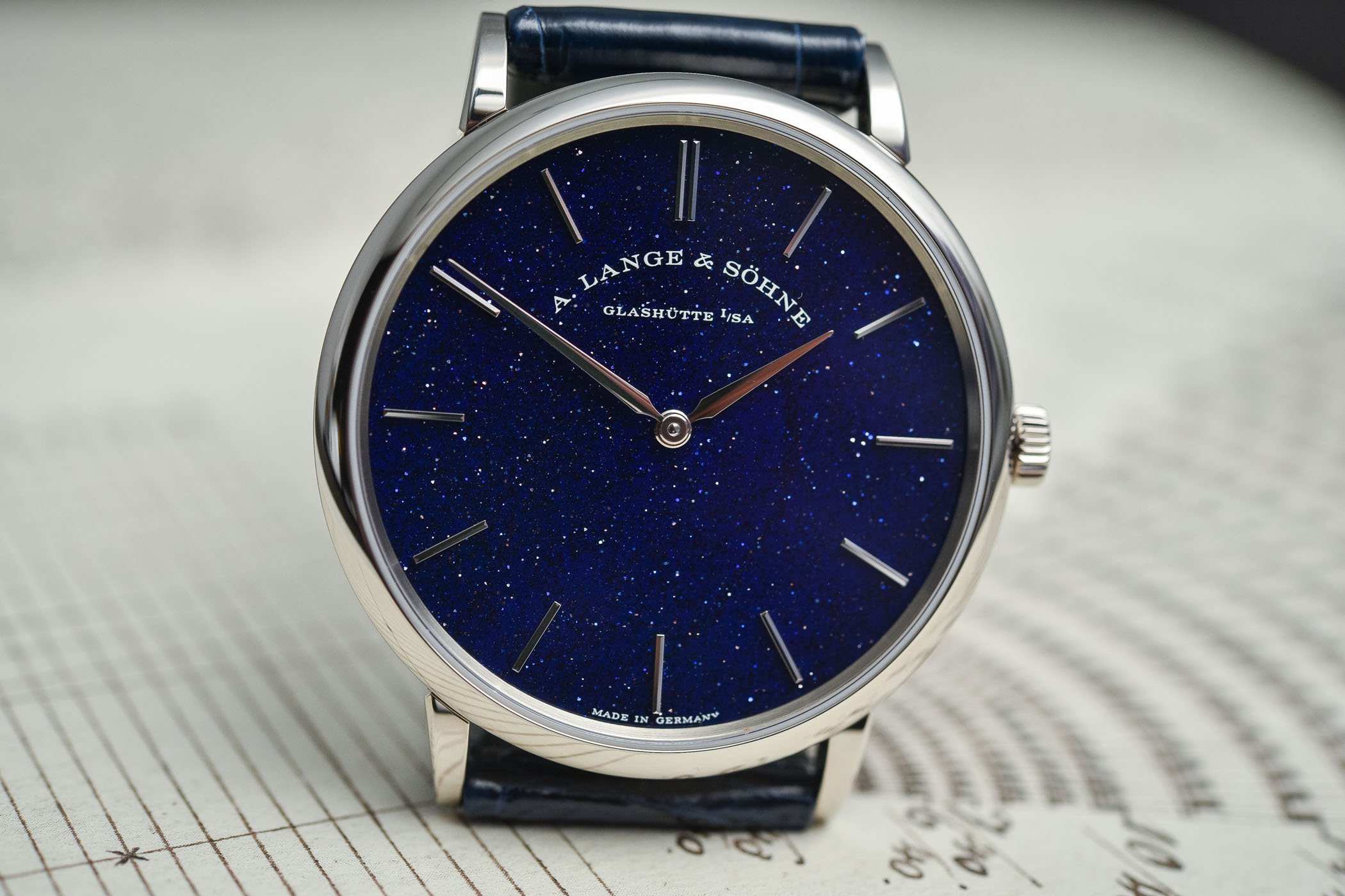 A. Lange & Söhne Saxonia Thin Copper-Blue Dial