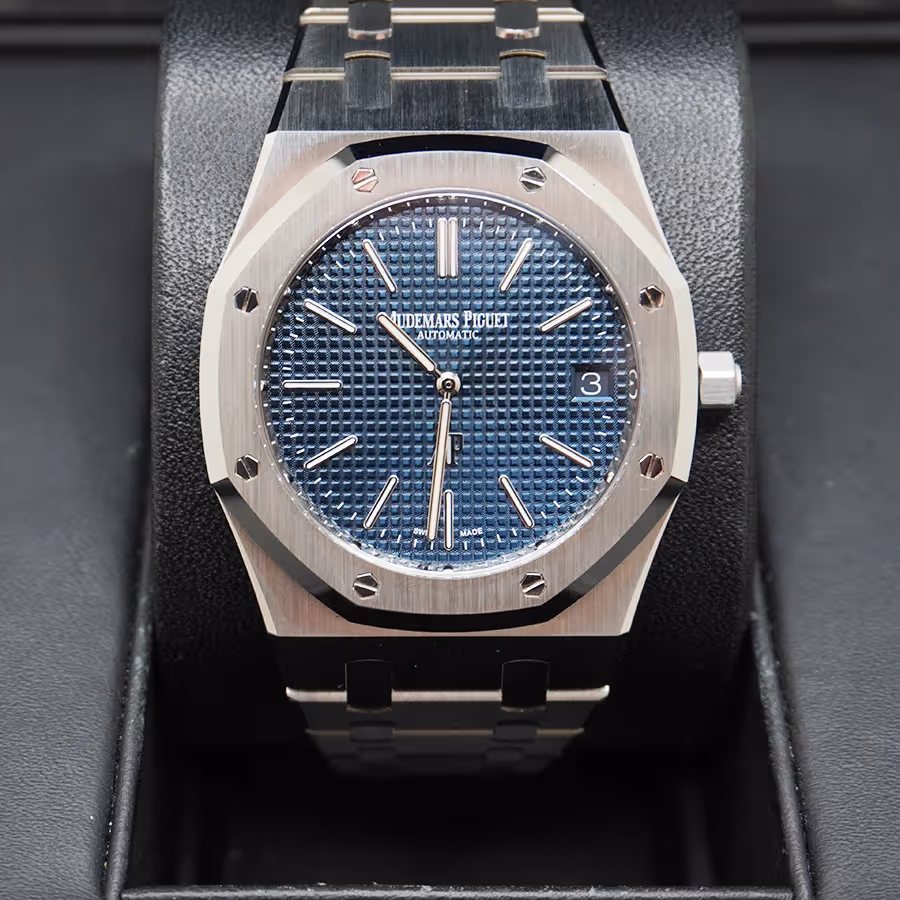 Royal Oak "Jumbo" (Blue Dial) | Ref No. 16202ST | SRK Haute Horlogerie