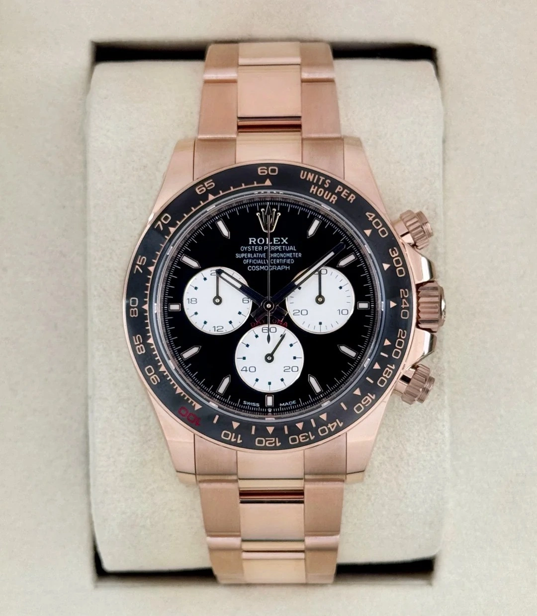 Rolex Daytona "Le Mans" 126525LN Rose Gold Black Dial