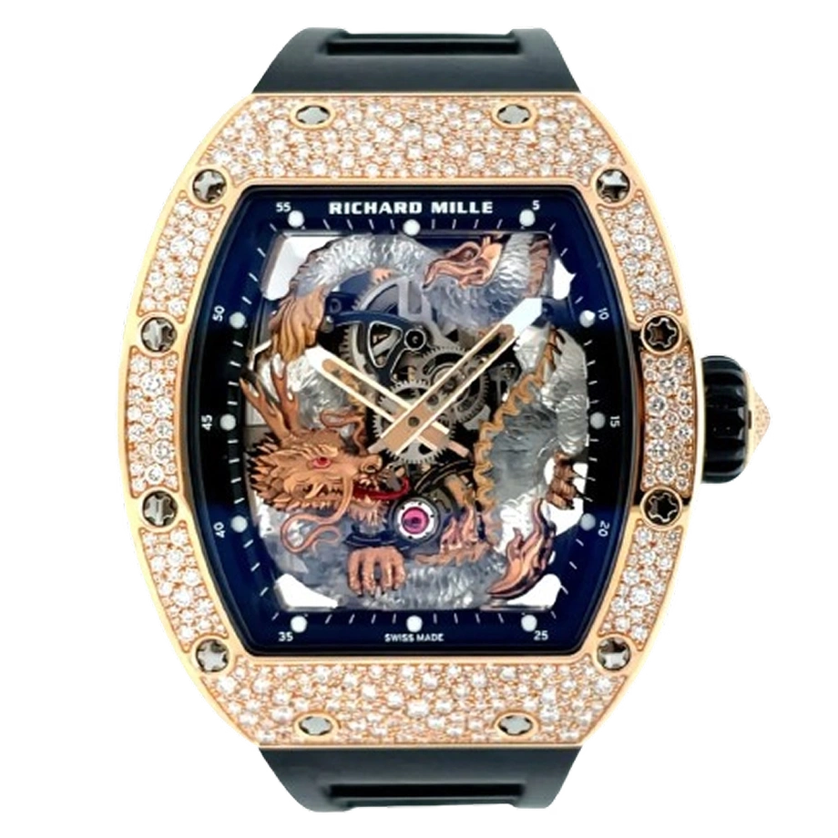 RM 57-03 Jackie Chan Tourbillon (Rose Gold, Snow-set) | SRK Haute Horlogerie