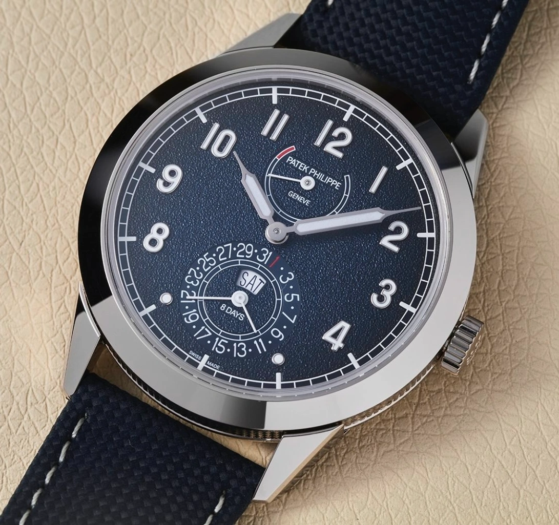 Patek Philippe 8-Day Power Reserve, Ref. 5328G-001 - Blue Dial