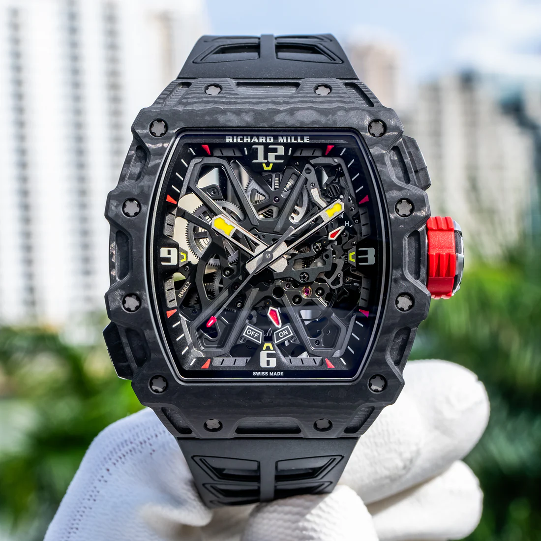 Richard Mille Rafael Nadal Carbon TPT, Ref. RM 35-03 - Skeletonized Dial