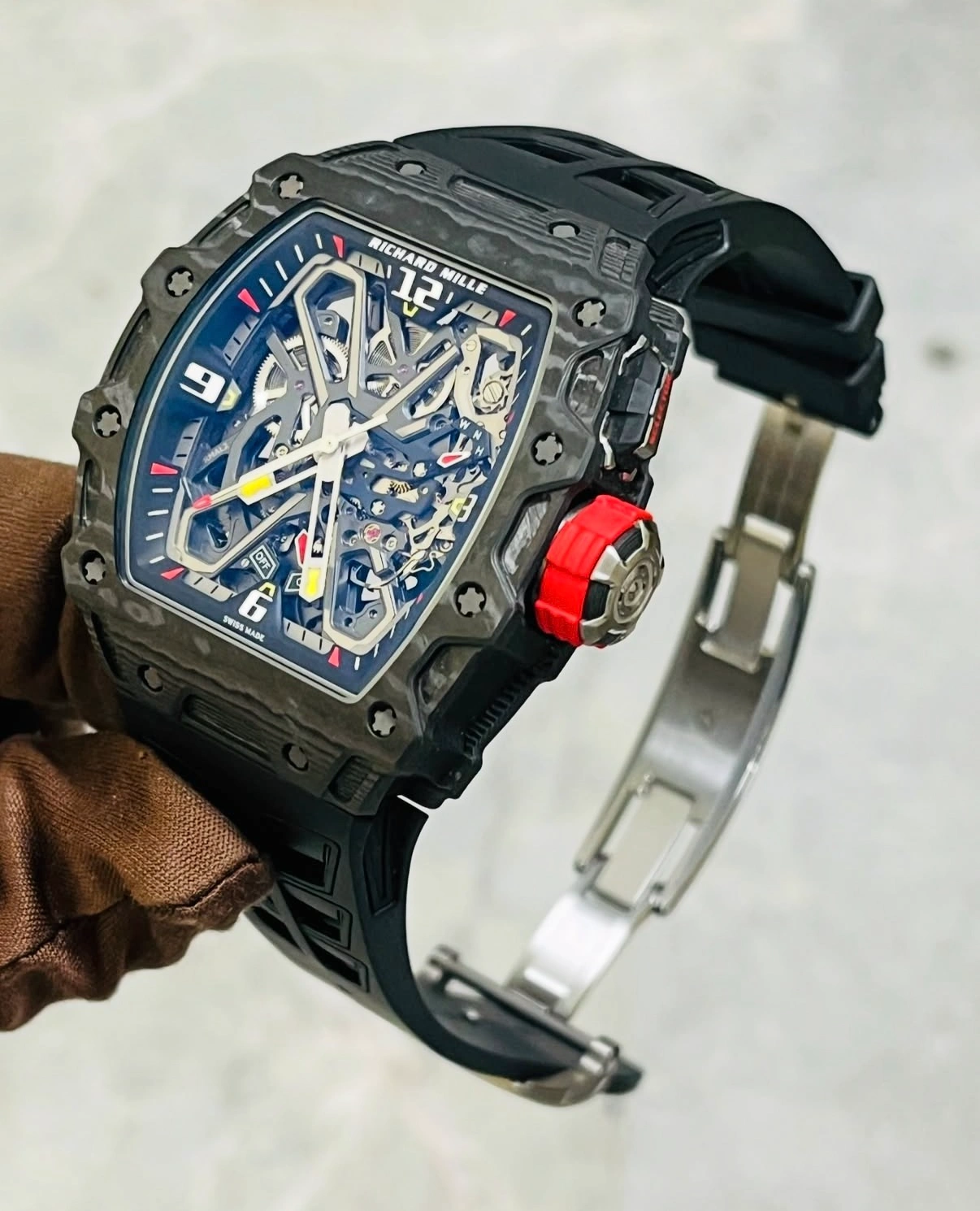 [Full Set] Richard Mille-35-03 Rafael Nadal, Skeletonized Dial