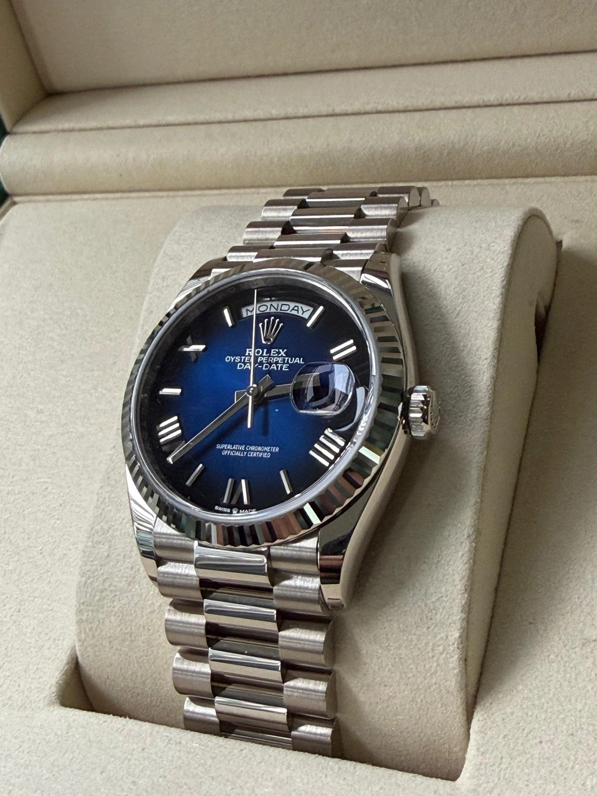 Rolex Day-Date 36, Ref. 128239 (Blue Ombré)