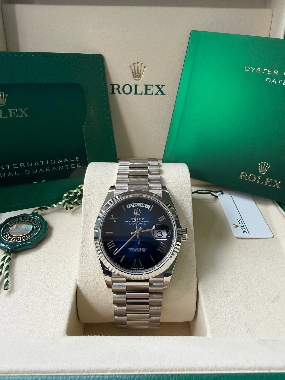 Rolex Day-Date 36, Ref. 128239 (Blue Ombré)