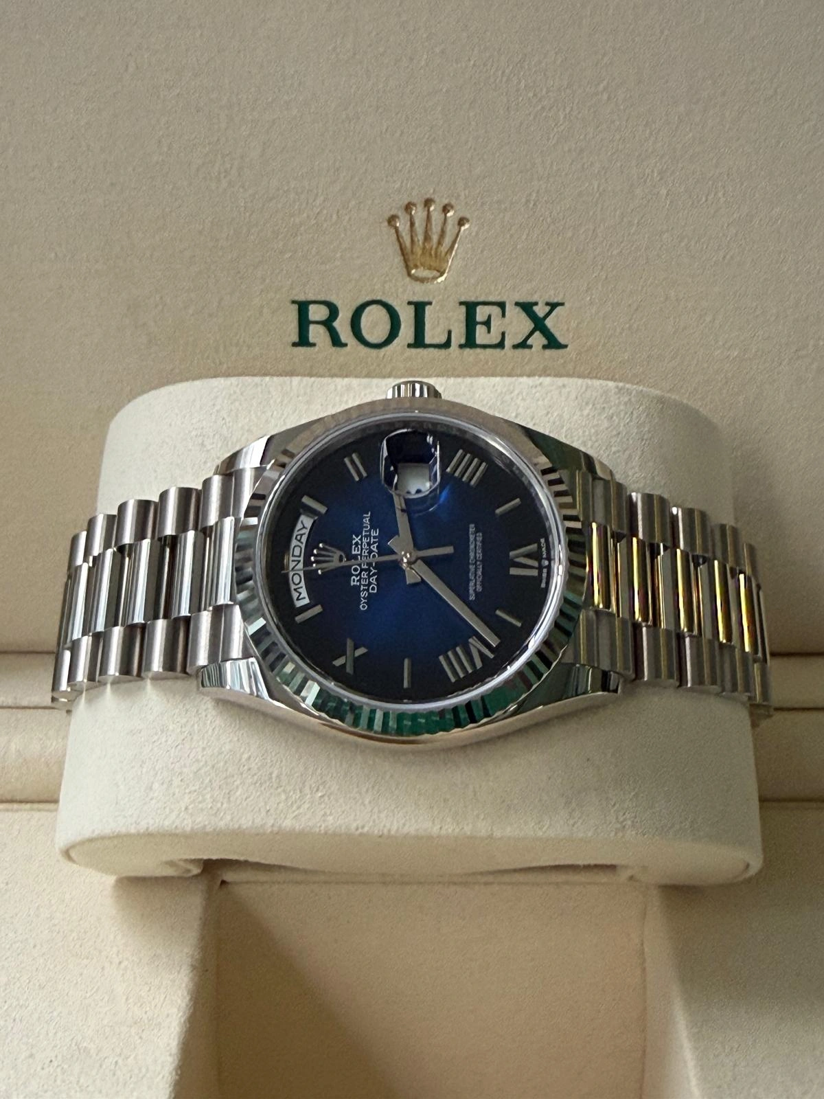 Rolex Day-Date 36, Ref. 128239 (Blue Ombré)
