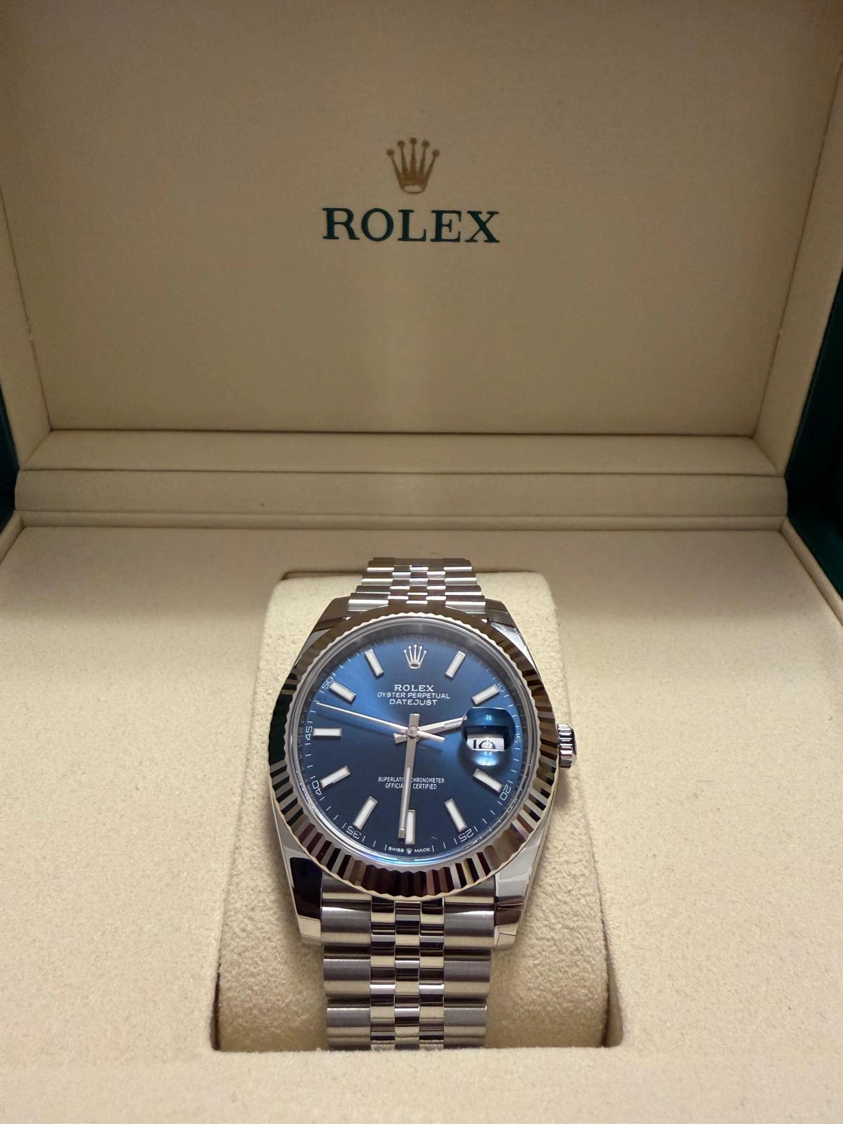 Rolex Datejust 41, Ref. 126334 - Blue Sunburst Dial