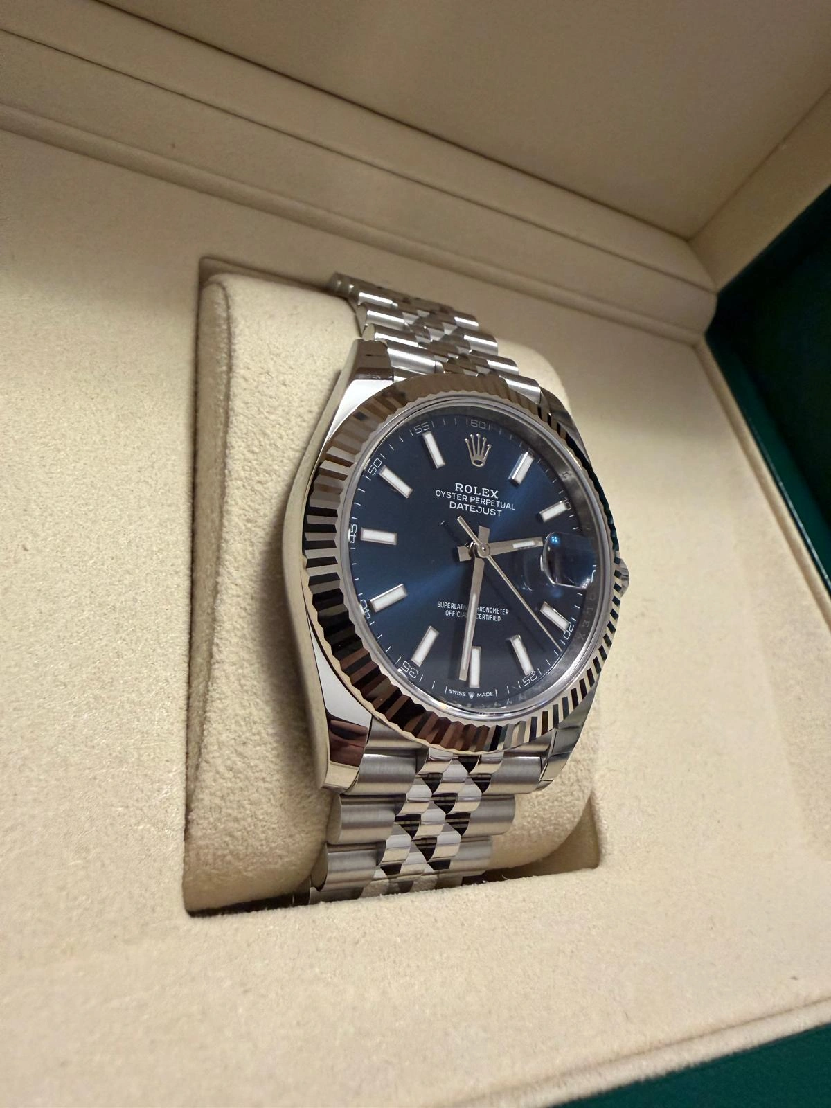 Rolex Datejust 41, Ref. 126334 - Blue Sunburst Dial