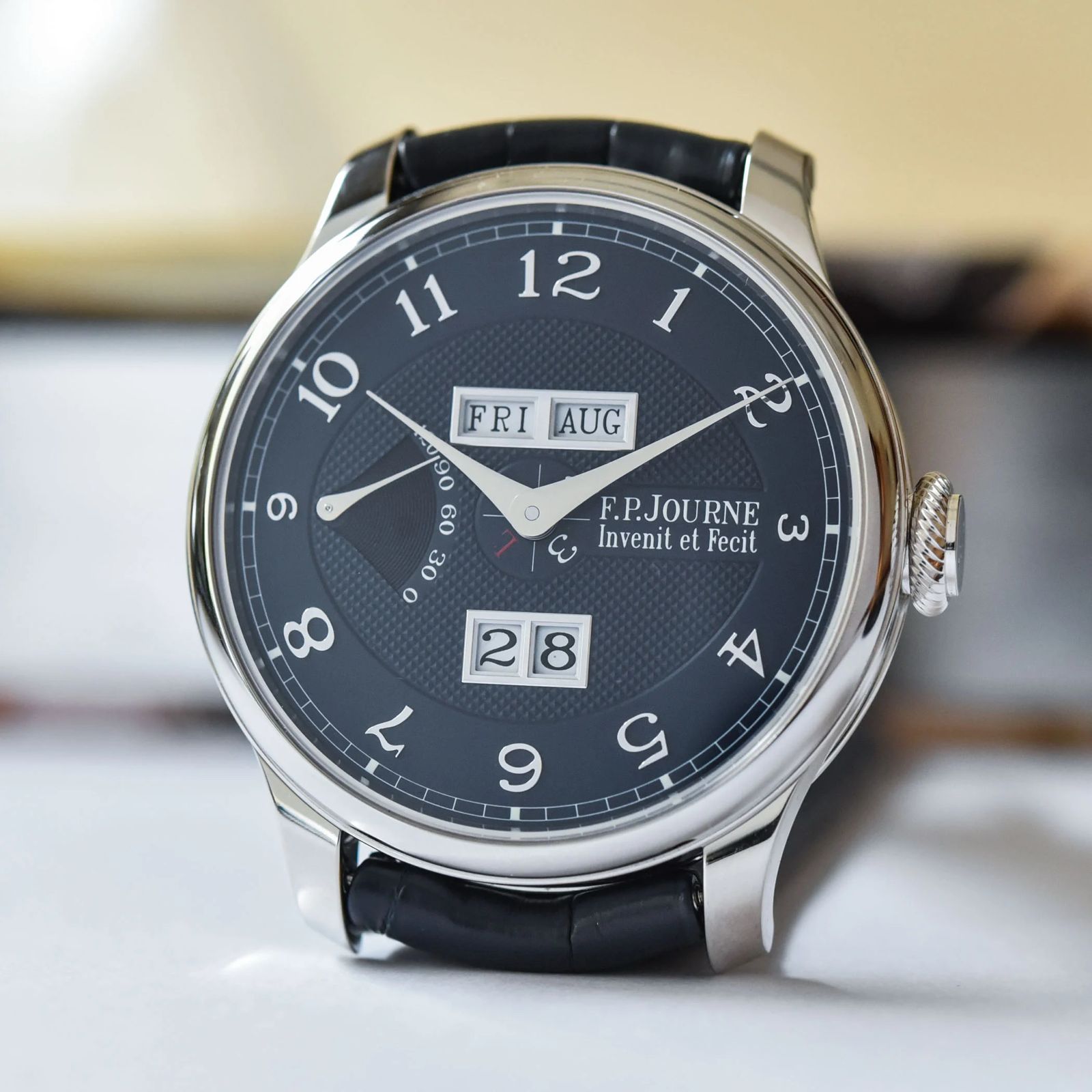 F.P. Journe Quantième Perpétuel Boutique Edition, Platinum - Blue Dial