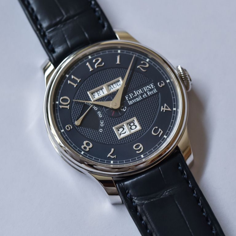 F.P. Journe Quantième Perpétuel Boutique Edition, Platinum - Blue Dial