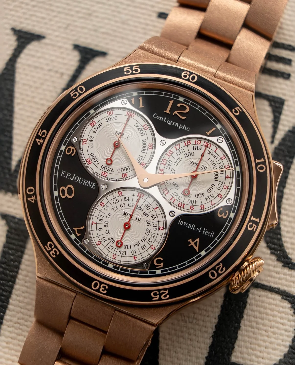 F.P. Journe Centigraphe Bracelet, Ref. CTS2-RG/SL - Rose Gold