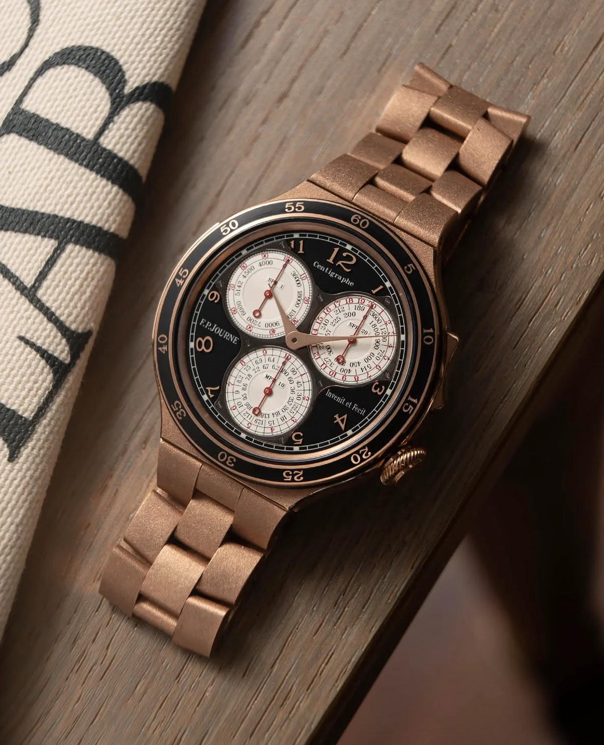 F.P. Journe Centigraphe Bracelet, Ref. CTS2-RG/SL - Rose Gold