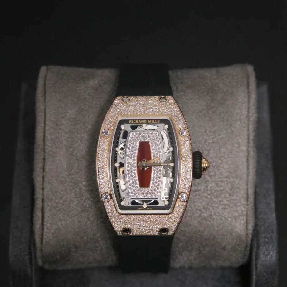 Richard Mille RM 07-01 Red Jasper Snow Setting