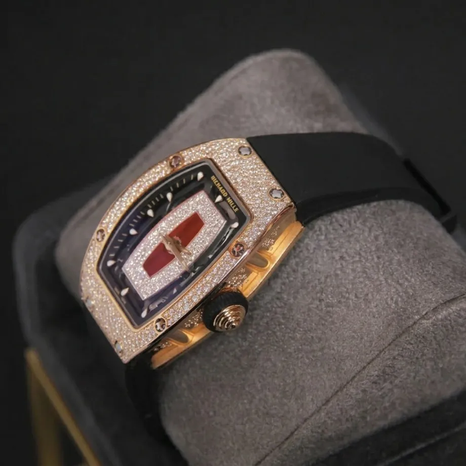 Richard Mille RM 07-01 Red Jasper Snow Setting