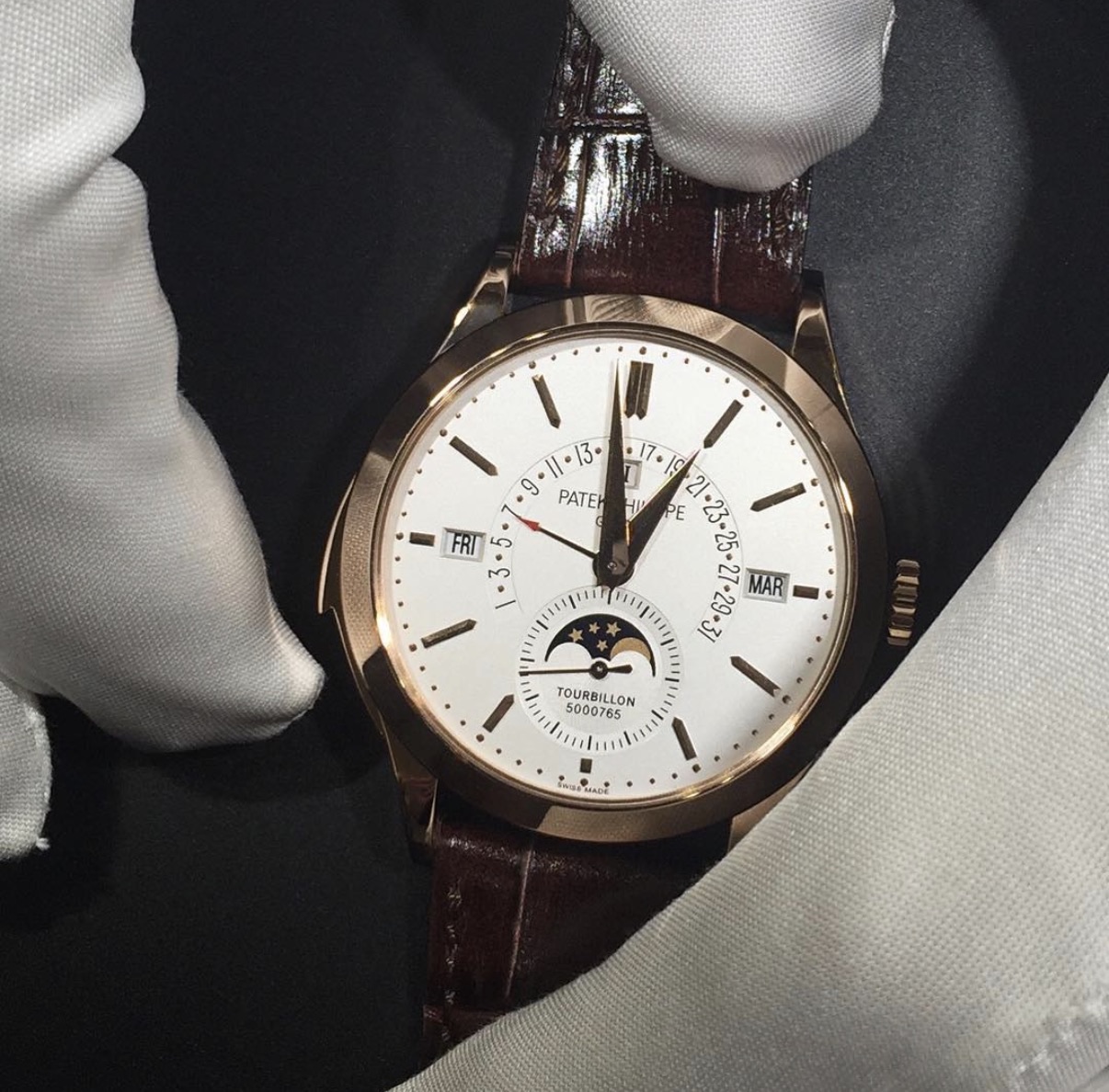 Patek Philippe Grand Complications Perpetual Calendar Retrograde Tourbillon Minute Repeater, Ref. 5216R