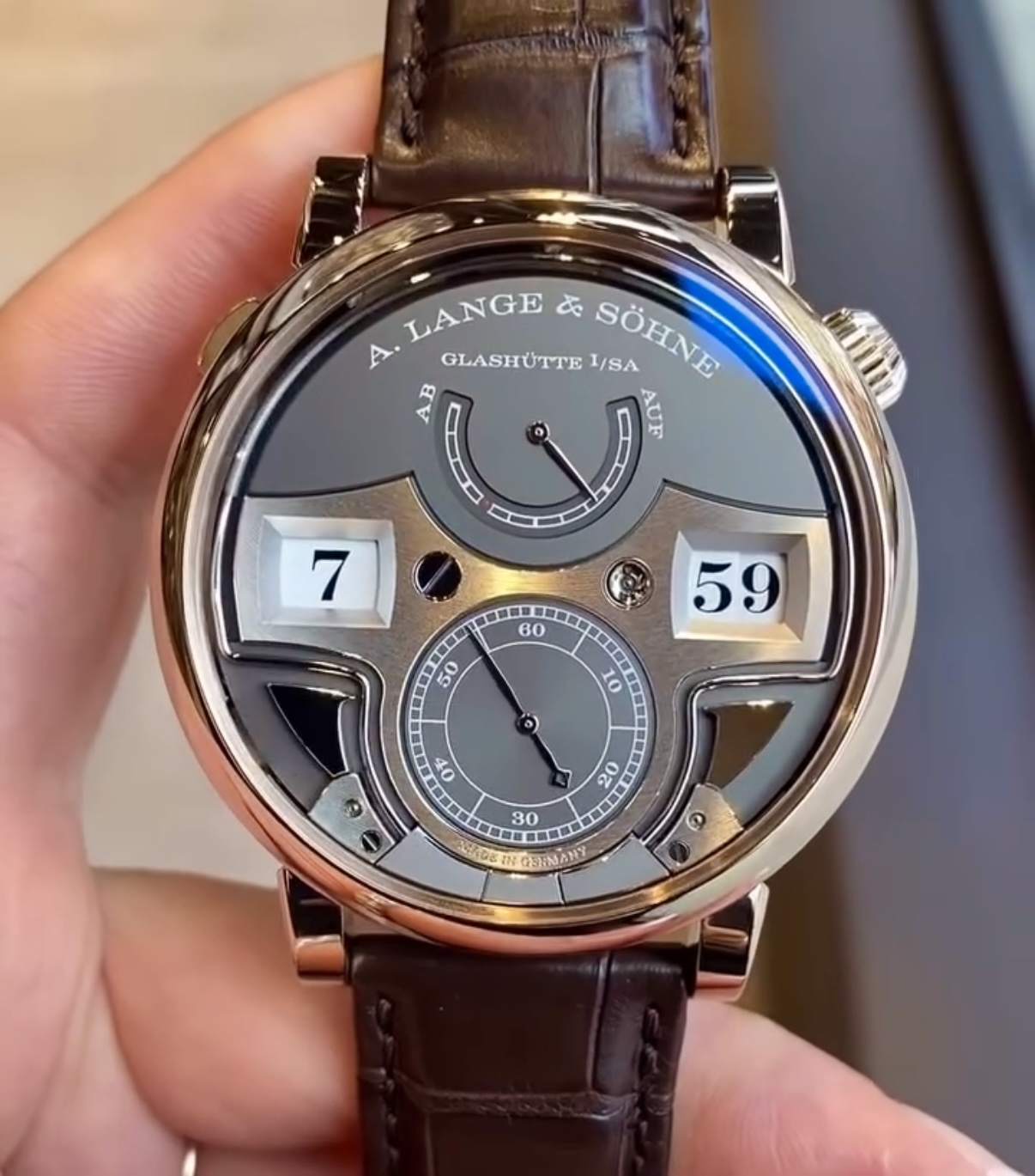 A. Lange & Söhne Zeitwerk Minute Repeater Honeygold, Ref. 147.050F