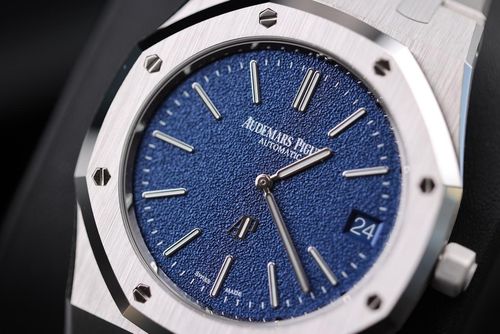 AP Royal Oak Jumbo 16202BC White Gold Blue Dial